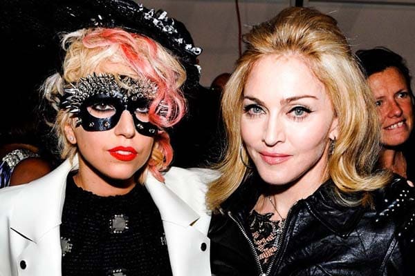 Madonna y Lady Gaga