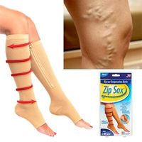 Zipper Socks son una maravillosa prevención de las venas varicosas.
