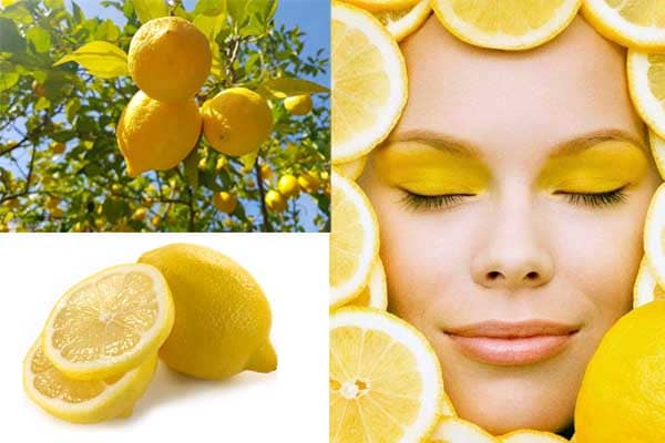 bicarbonato con limon en la cara