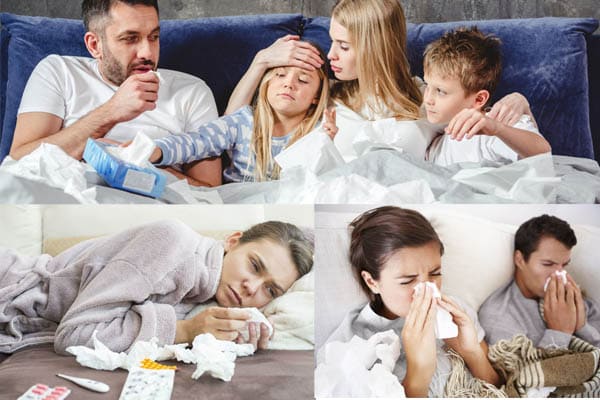 como curar los sintomas de la gripe
